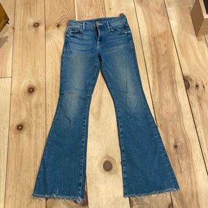 Mother weekender fray in hop on hop off